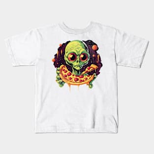 Alien & Pizza Kids T-Shirt